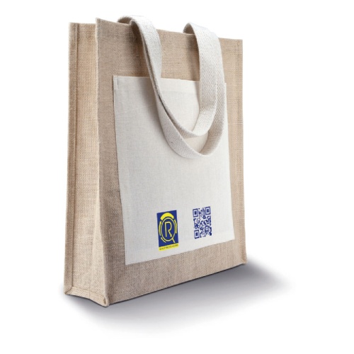 Sac toile de jute QR